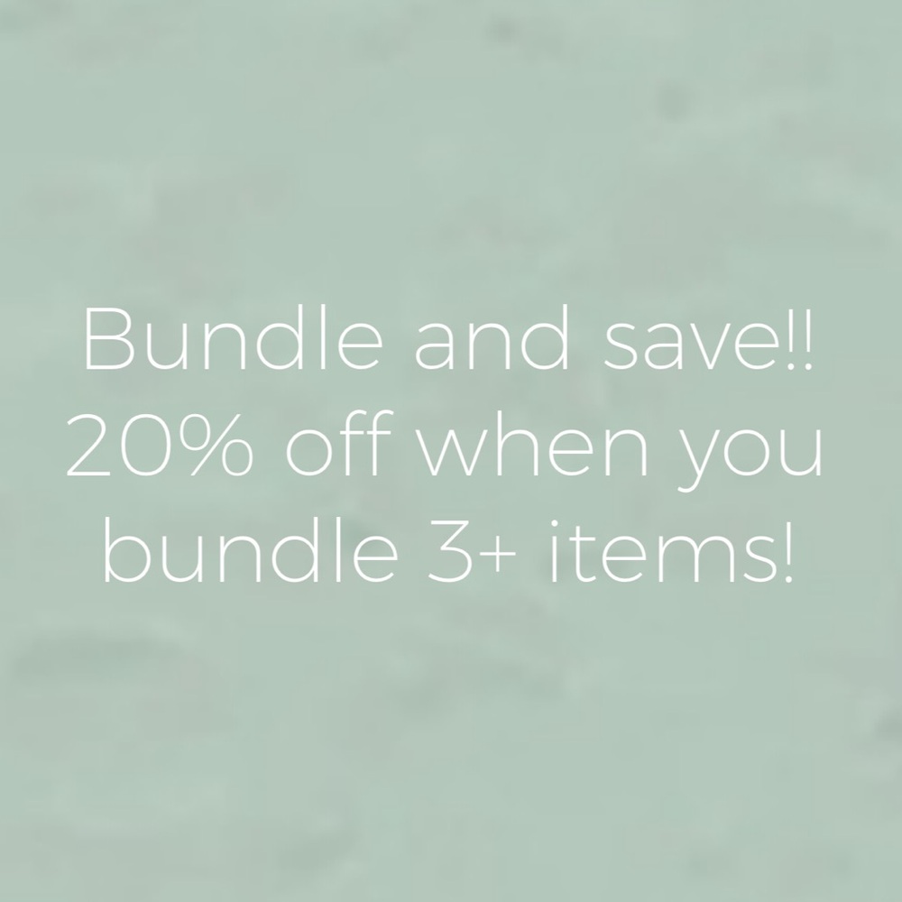 Bundle and save yall!